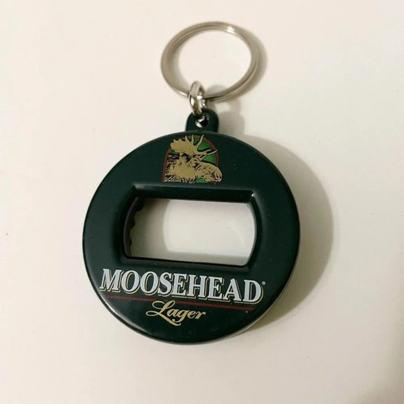 Moosehead Lager Bev  Key Beer Can Bottle Opener Keyring Beer Opener - Picture 1 of 9